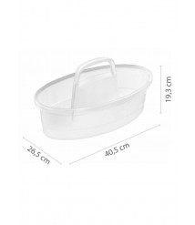Porta produtos de limpeza SANREMO plastico oval