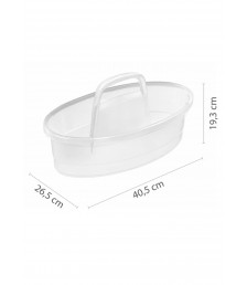 Porta produtos de limpeza SANREMO plastico oval