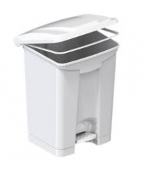 Lix. com pedal 50 lt branca quadrada Polwax 0399