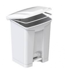 Lix. com pedal 50 lt branca quadrada Polwax 0399