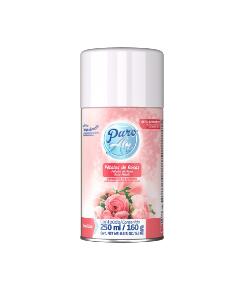 Puro AR 250ML refil PÉTALAS DE ROSAS Domline
