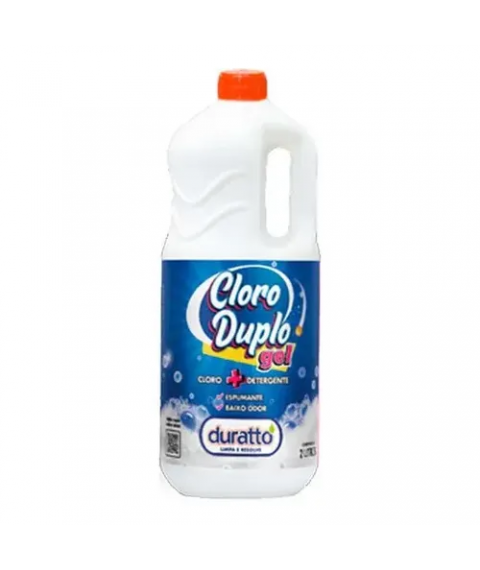 Detergente clorado 25% teor ativo 2lt Duratto