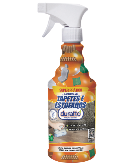 Limpa tapetes e estofados c/ gatilho 500 ml Duratto