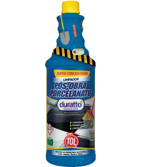 Limpador pós obra porcelanato 1 lt DURATTO