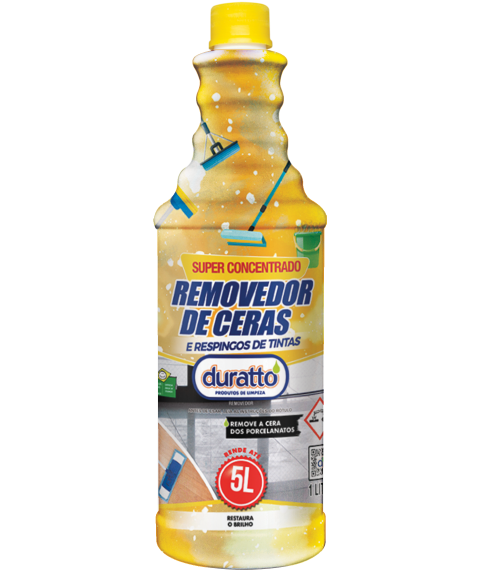 Removedor de cêra e respingo de tinta 1 lt Duratto 