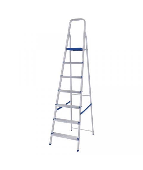 Escada aluminio 7 degraus 120 kg Mor 
