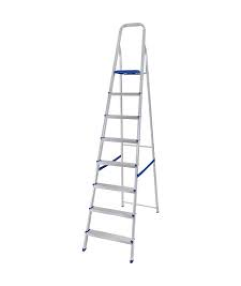 Escada aluminio 8 degraus 120 kg Mor 