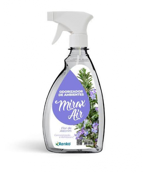 Arom. ambiente Renko FLOR ALECRIM 500 ml gatilho Mirax Air 
