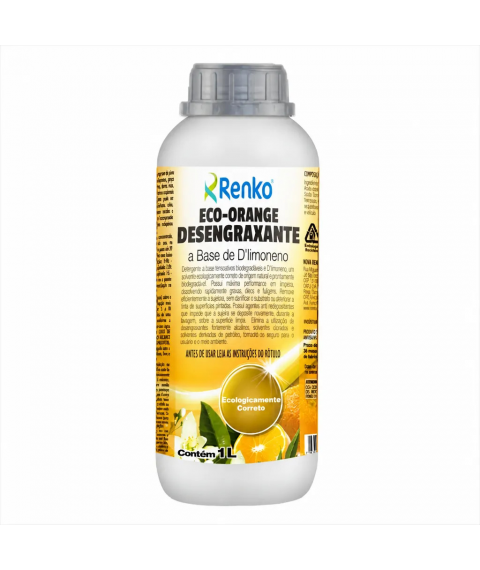 Desengraxante a base de d'limoneno Eco Orange 1 lt Renko
