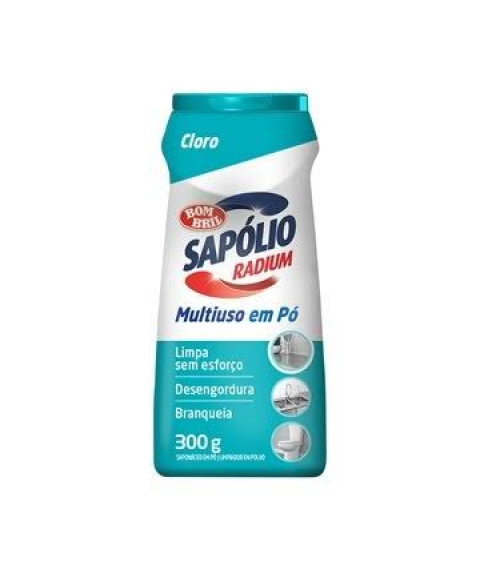 Sapólio em pó CLORO Radium 300 gr