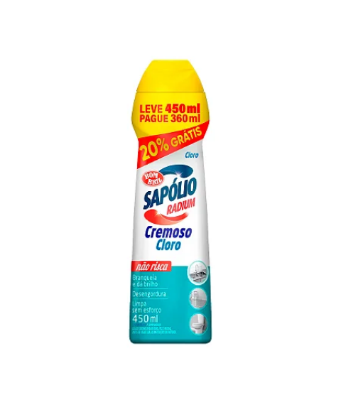 Sapólio líquido Cloro 450 ml Radium