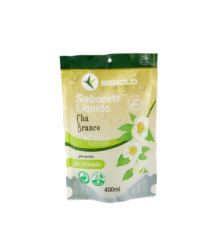 Sabonete 400 ml sachet CHÁ BRANCO Sebold 