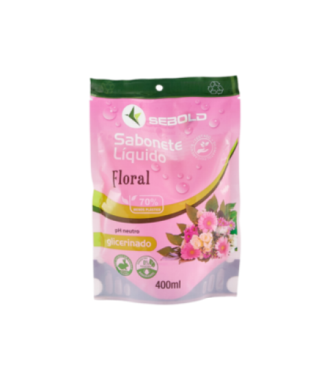 Sabonete 400 ml sachet FLORAL Sebold 