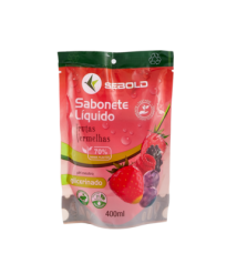 Sabonete 400 ml sachet FRUTAS VERMELAS Sebold 