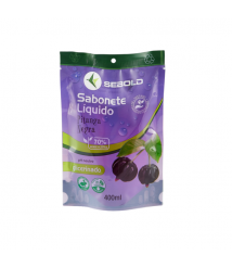 Sabonete 400 ml sachet PITANGA PRETA Sebold 