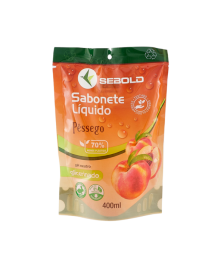 Sabonete 400 ml sachet PESSEGO Sebold 
