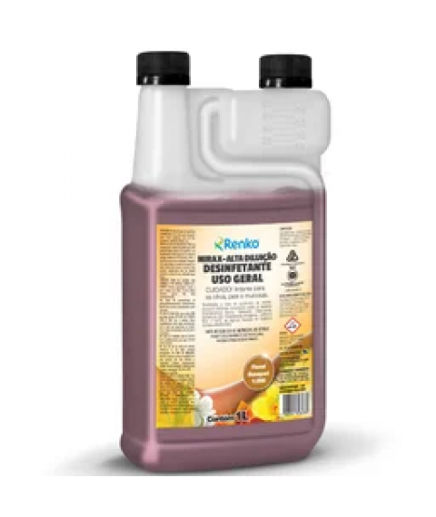 Desinfetante 1 lt Mirax FLORAL BOUQUET COM DOSADOR alta diluição