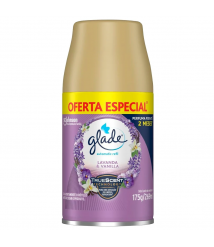 Refil bom ar 269 ml LAVANDA E VANILLA temporizador Glade