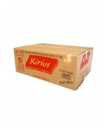 Papel toalha KIRIUS FL BRANCA 20x21 c/5000 20gr