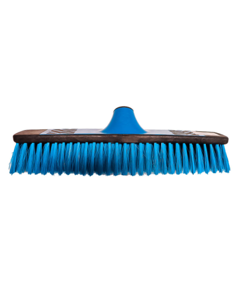 Vassourao nylon 40 cm azul ODERICH sem cabo