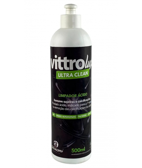 Limpa vidro 500 ml Vittrolux Ultra Clean ácido Bellinzoni 