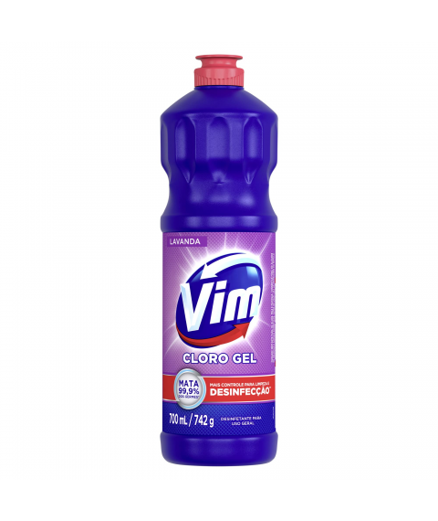 Desinfetante VIM lavanda cloro em gel 700 ml