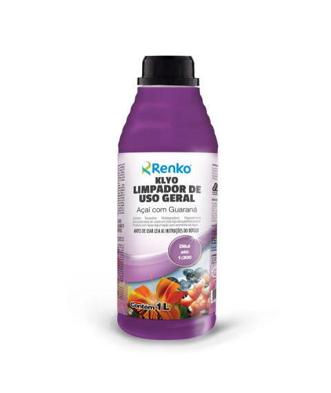 Klyo Limpador perfumado AÇAI COM GUARANÁ 1 lt Renko