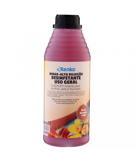 Desinfetante Mirax FLORAL BUQUET 1 LT ALTA DILUIÇÃO 