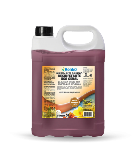Desinfetante Mirax Floral Bouquet 5 LT ALTA DILUIÇÃO
