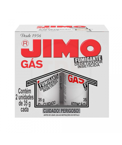 Mata insetos pulga JIMO GAS c/2 tubos 35 gr 