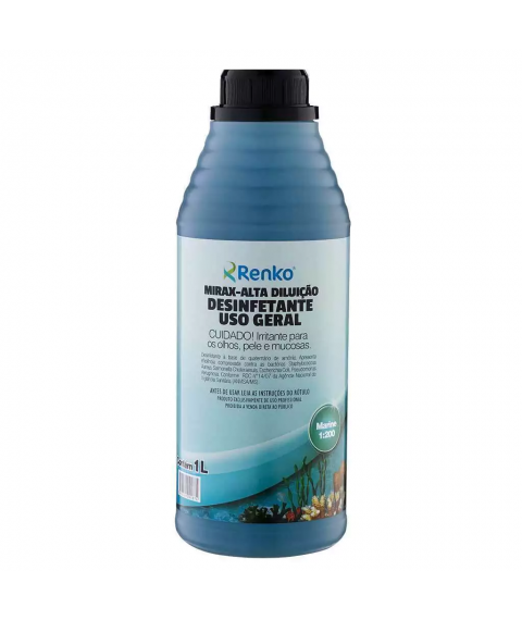Desinfetante Mirax MARINE 1 lt ALTA DILUIÇÃO 