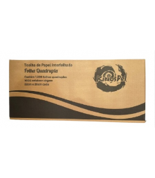 Papel Toalha FL QUADRUPLA 22CM X 20CM kirius 