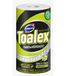 Pano toalha reutilizável branco c/44und Toalex 21x20 Limppano 