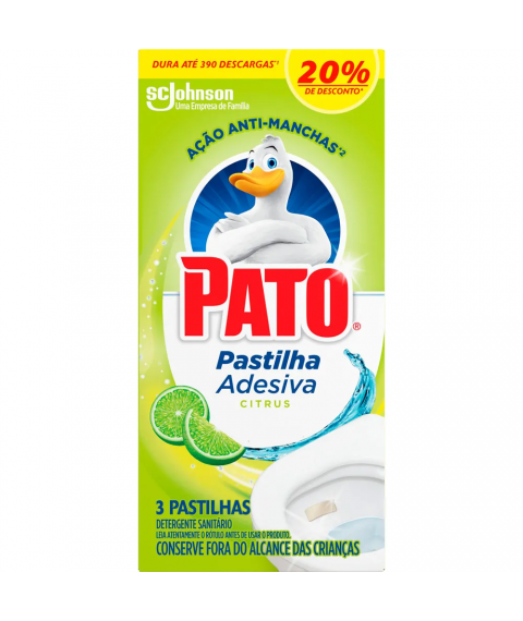 Pedra sanitária adesiva CITRUS c/3 und Pato