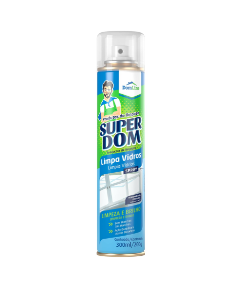 Limpa vidro aerosol 300 ml Domline