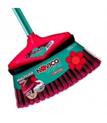 Vassoura de nylon c/ cabo Noviça Original Bettanin