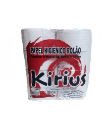 Papel hig. rolão Kirius FL SIMPLES c/8 10cmx300mt 