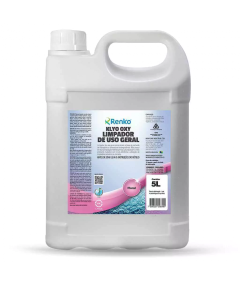 Limpador peroxido de hidrogênio 5 lt KLYO OXY FLORAL 