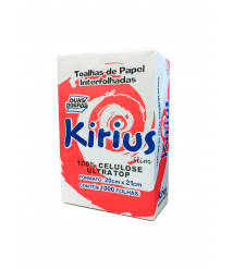 Papel toalha KIRIUS TOP 20x21 c/1000 branco 20gr 