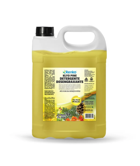 Detergente desengordurante gel Klyo Pine 5 lts Renko