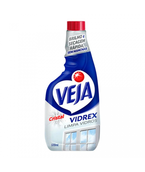 Limpa vidro refil Vidrex 500 ml Veja