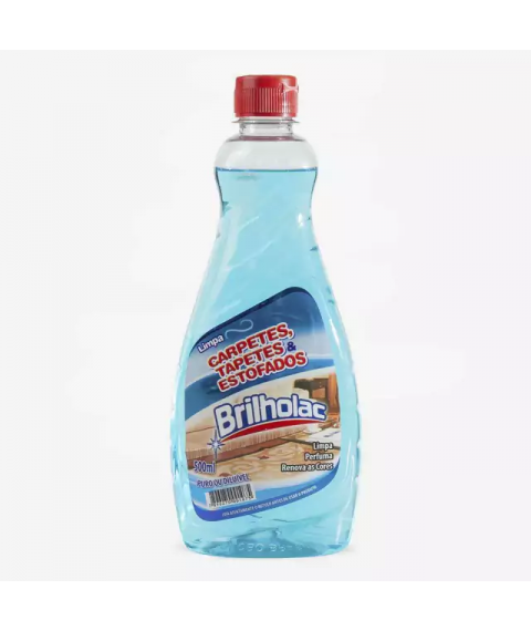 Limpa carpete estofado tapete BRILHOLAC refil 500 ml 