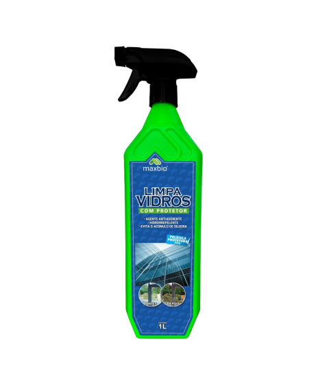 Limpa vidro c/protetor c/pulverizador 1 lt MAXBIO
