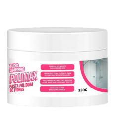 POLIMAX pasta polidora de vidros 250 gr TUDO LIMPINHO