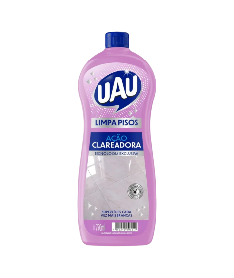 Limpa piso cerâmica ação clareadora 750ml Uau
