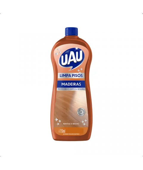 Limpa piso madeira escura 750 ml Uau