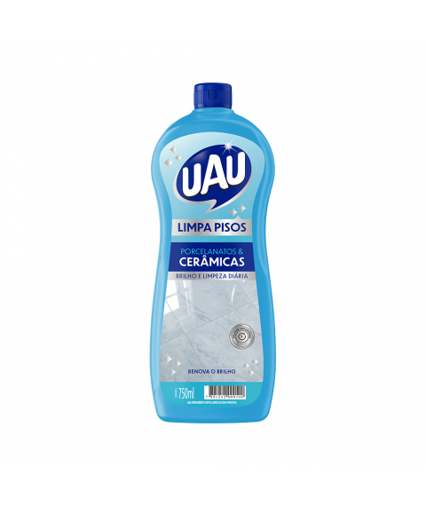 Limpa piso UAU ceramica e porcelanato 750 ml UAU