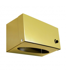 Toalheiro inox DOURADO QUADRADO COMPACTO Biovisium