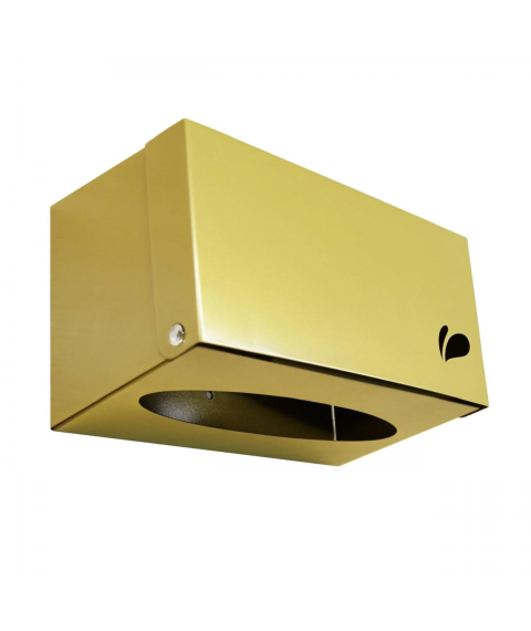 Toalheiro inox DOURADO QUADRADO COMPACTO Biovisium