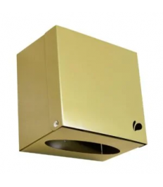 Toalheiro inox DOURADO QUADRADO Biovisium